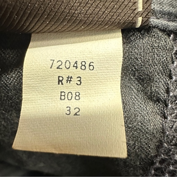 7 For All Mankind Standard pants, lightweight, size 32. Dark gray plaid, spring - Picture 15 of 15